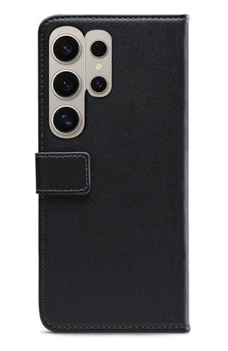 Mobilize Telefoonhoesje geschikt voor Samsung Galaxy S24 Ultra Hoesje | Mobilize Classic Gelly Wallet Bookcase Portemonnee | Pasjeshouder voor 2 Pasjes | Telefoonhoesje voor Pinpas / OV Kaart / Rijbewijs - Zwart