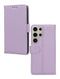 Mobilize Telefoonhoesje geschikt voor Samsung Galaxy S24 Ultra Hoesje | Mobilize Premium Gelly Wallet Bookcase Portemonnee | Pasjeshouder voor 3 Pasjes | Telefoonhoesje voor Pinpas / OV Kaart / Rijbewijs - Paars