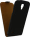 Mobilize Telefoonhoesje geschikt voor Samsung Galaxy S4 Active Hoesje | Mobilize Ultra Slim Flip Flipcase - Zwart