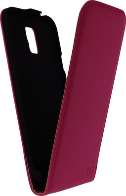 Mobilize Telefoonhoesje geschikt voor Samsung Galaxy S5 Hoesje | Mobilize Ultra Slim Flip Flipcase - Fuchsia | Roze