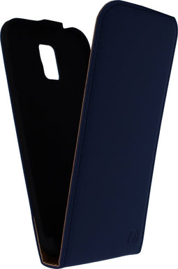 Mobilize Telefoonhoesje geschikt voor Samsung Galaxy S5 Hoesje | Mobilize Ultra Slim Flip Flipcase - Blauw