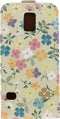 Mobilize Telefoonhoesje geschikt voor Samsung Galaxy S5 Hoesje | Mobilize Ultra Slim Flip Flipcase - Neo Flowers | Wit