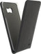 Mobilize Telefoonhoesje geschikt voor Samsung Galaxy S6 Edge Plus Hoesje | Mobilize Premium Magnet Flipcase | Pasjeshouder voor 1 Pasje | Telefoonhoesje voor Pinpas / OV Kaart / Rijbewijs - Zwart
