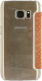 Mobilize Telefoonhoesje geschikt voor Samsung Galaxy S7 Edge Hoesje | Mobilize Slim Booklet Bookcase | Pasjeshouder voor 1 Pasje | Telefoonhoesje voor Pinpas / OV Kaart / Rijbewijs - Snake Apricot | Bruin