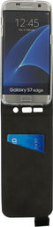 Mobilize Telefoonhoesje geschikt voor Samsung Galaxy S7 Edge Hoesje | Mobilize Classic Gelly Flipcase | Pasjeshouder voor 1 Pasje | Telefoonhoesje voor Pinpas / OV Kaart / Rijbewijs - Zwart