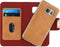 Mobilize Telefoonhoesje geschikt voor Samsung Galaxy S7 Hoesje Echt Leer | Mobilize Detachable Wallet Uitneembare 2in1 Bookcase | Pasjeshouder voor 2 Pasjes | Telefoonhoesje voor Pinpas / OV Kaart / Rijbewijs - Bruin