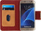 Mobilize Telefoonhoesje geschikt voor Samsung Galaxy S7 Hoesje Echt Leer | Mobilize Detachable Wallet Uitneembare 2in1 Bookcase | Pasjeshouder voor 2 Pasjes | Telefoonhoesje voor Pinpas / OV Kaart / Rijbewijs - Bruin