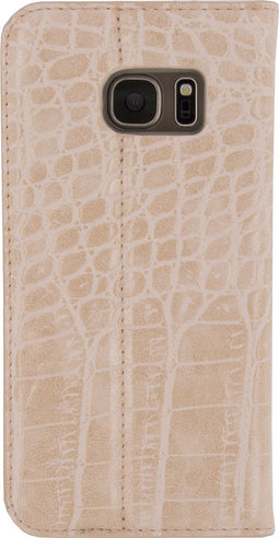 Mobilize Telefoonhoesje geschikt voor Samsung Galaxy S7 Hoesje | Mobilize Premium Gelly Bookcase Portemonnee | Pasjeshouder voor 1 Pasje | Telefoonhoesje voor Pinpas / OV Kaart / Rijbewijs - Roze