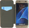 Mobilize Telefoonhoesje geschikt voor Samsung Galaxy S7 Hoesje | Mobilize Slim Booklet Bookcase | Pasjeshouder voor 1 Pasje | Telefoonhoesje voor Pinpas / OV Kaart / Rijbewijs - Snake Apricot | Bruin