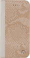 Mobilize Telefoonhoesje geschikt voor Samsung Galaxy S8 Hoesje | Mobilize Premium Gelly Bookcase Portemonnee | Pasjeshouder voor 2 Pasjes | Telefoonhoesje voor Pinpas / OV Kaart / Rijbewijs - Snake Light Peach | Bruin
