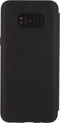 Mobilize Telefoonhoesje geschikt voor Samsung Galaxy S8 Plus Hoesje | Mobilize Chic Bookcase - Zwart