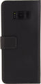 Mobilize Telefoonhoesje geschikt voor Samsung Galaxy S8 Plus Hoesje | Mobilize Classic Wallet Bookcase Portemonnee | Pasjeshouder voor 2 Pasjes | Telefoonhoesje voor Pinpas / OV Kaart / Rijbewijs - Zwart