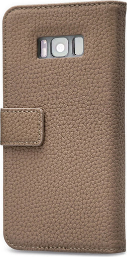 Mobilize Telefoonhoesje geschikt voor Samsung Galaxy S8 Plus Hoesje | Mobilize Elite Gelly Bookcase Portemonnee | Pasjeshouder voor 3 Pasjes | Telefoonhoesje voor Pinpas / OV Kaart / Rijbewijs - Taupe