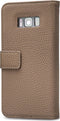 Mobilize Telefoonhoesje geschikt voor Samsung Galaxy S8 Plus Hoesje | Mobilize Elite Gelly Bookcase Portemonnee | Pasjeshouder voor 3 Pasjes | Telefoonhoesje voor Pinpas / OV Kaart / Rijbewijs - Taupe