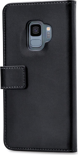 Mobilize Telefoonhoesje geschikt voor Samsung Galaxy S9 Hoesje | Mobilize Classic Gelly Wallet Bookcase Portemonnee | Pasjeshouder voor 2 Pasjes | Telefoonhoesje voor Pinpas / OV Kaart / Rijbewijs - Zwart