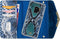 Mobilize Telefoonhoesje geschikt voor Samsung Galaxy S9 Hoesje | Mobilize Gelly Velvet Uitneembare 2in1 Clutch | Pasjeshouder voor 3 Pasjes | Telefoonhoesje voor Pinpas / OV Kaart / Rijbewijs - Royal Blue Snake | Blauw