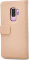 Mobilize Telefoonhoesje geschikt voor Samsung Galaxy S9 Plus Hoesje | Mobilize Elite Gelly Bookcase Portemonnee | Pasjeshouder voor 3 Pasjes | Telefoonhoesje voor Pinpas / OV Kaart / Rijbewijs - Sand | Roze