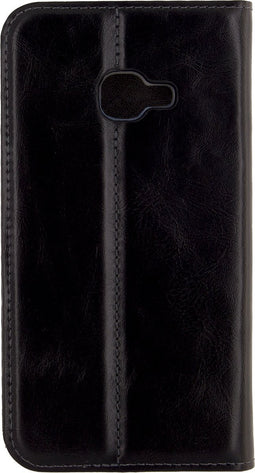 Mobilize Telefoonhoesje geschikt voor Samsung Galaxy Xcover 4 Hoesje | Mobilize Premium Gelly Bookcase Portemonnee | Pasjeshouder voor 1 Pasje | Telefoonhoesje voor Pinpas / OV Kaart / Rijbewijs - Zwart