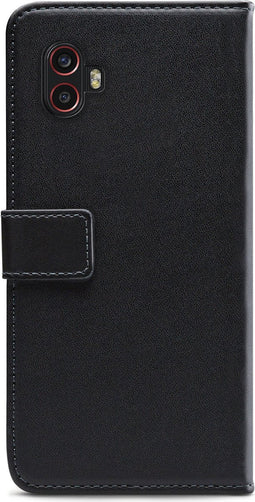 Mobilize Telefoonhoesje geschikt voor Samsung Galaxy Xcover 6 Pro Hoesje | Mobilize Classic Gelly Wallet Bookcase Portemonnee | Pasjeshouder voor 2 Pasjes | Telefoonhoesje voor Pinpas / OV Kaart / Rijbewijs - Zwart