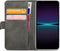 Mobilize Telefoonhoesje geschikt voor Sony Xperia 1 IV Hoesje | Mobilize Classic Gelly Wallet Bookcase Portemonnee | Pasjeshouder voor 2 Pasjes | Telefoonhoesje voor Pinpas / OV Kaart / Rijbewijs - Zwart