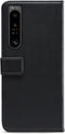 Mobilize Telefoonhoesje geschikt voor Sony Xperia 1 IV Hoesje | Mobilize Classic Gelly Wallet Bookcase Portemonnee | Pasjeshouder voor 2 Pasjes | Telefoonhoesje voor Pinpas / OV Kaart / Rijbewijs - Zwart