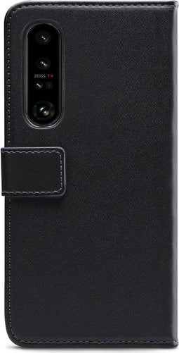Mobilize Telefoonhoesje geschikt voor Sony Xperia 1 V Hoesje | Mobilize Classic Gelly Wallet Bookcase Portemonnee | Pasjeshouder voor 2 Pasjes | Telefoonhoesje voor Pinpas / OV Kaart / Rijbewijs - Zwart