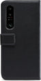 Mobilize Telefoonhoesje geschikt voor Sony Xperia 1 V Hoesje | Mobilize Classic Gelly Wallet Bookcase Portemonnee | Pasjeshouder voor 2 Pasjes | Telefoonhoesje voor Pinpas / OV Kaart / Rijbewijs - Zwart
