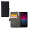 Mobilize Telefoonhoesje geschikt voor Sony Xperia 10 IV Hoesje | Mobilize Classic Gelly Wallet Bookcase Portemonnee | Pasjeshouder voor 2 Pasjes | Telefoonhoesje voor Pinpas / OV Kaart / Rijbewijs - Zwart
