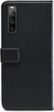 Mobilize Telefoonhoesje geschikt voor Sony Xperia 10 IV Hoesje | Mobilize Classic Gelly Wallet Bookcase Portemonnee | Pasjeshouder voor 2 Pasjes | Telefoonhoesje voor Pinpas / OV Kaart / Rijbewijs - Zwart
