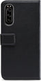 Mobilize Telefoonhoesje geschikt voor Sony Xperia 5 Hoesje | Mobilize Classic Gelly Wallet Bookcase Portemonnee | Pasjeshouder voor 2 Pasjes | Telefoonhoesje voor Pinpas / OV Kaart / Rijbewijs - Zwart
