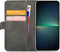 Mobilize Telefoonhoesje geschikt voor Sony Xperia 5 V Hoesje | Mobilize Classic Gelly Wallet Bookcase Portemonnee | Pasjeshouder voor 2 Pasjes | Telefoonhoesje voor Pinpas / OV Kaart / Rijbewijs - Zwart