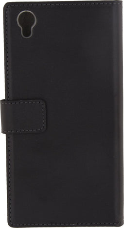 Mobilize Telefoonhoesje geschikt voor Sony Xperia L1 Hoesje | Mobilize Classic Gelly Wallet Bookcase Portemonnee | Pasjeshouder voor 2 Pasjes | Telefoonhoesje voor Pinpas / OV Kaart / Rijbewijs - Zwart