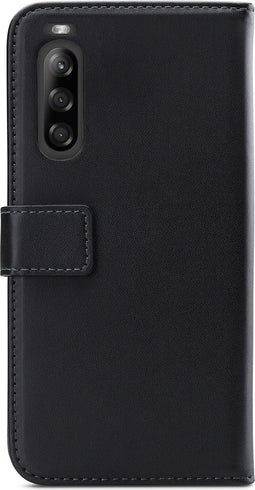 Mobilize Telefoonhoesje geschikt voor Sony Xperia L4 Hoesje | Mobilize Classic Gelly Wallet Bookcase Portemonnee | Pasjeshouder voor 2 Pasjes | Telefoonhoesje voor Pinpas / OV Kaart / Rijbewijs - Zwart