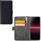 Mobilize Telefoonhoesje geschikt voor Sony Xperia L4 Hoesje | Mobilize Classic Gelly Wallet Bookcase Portemonnee | Pasjeshouder voor 2 Pasjes | Telefoonhoesje voor Pinpas / OV Kaart / Rijbewijs - Zwart