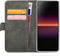 Mobilize Telefoonhoesje geschikt voor Sony Xperia L4 Hoesje | Mobilize Classic Gelly Wallet Bookcase Portemonnee | Pasjeshouder voor 2 Pasjes | Telefoonhoesje voor Pinpas / OV Kaart / Rijbewijs - Zwart