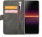 Mobilize Telefoonhoesje geschikt voor Sony Xperia L4 Hoesje | Mobilize Classic Gelly Wallet Bookcase Portemonnee | Pasjeshouder voor 2 Pasjes | Telefoonhoesje voor Pinpas / OV Kaart / Rijbewijs - Zwart