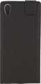 Mobilize Telefoonhoesje geschikt voor Sony Xperia XA1 Plus Hoesje | Mobilize Classic Gelly Flipcase | Pasjeshouder voor 1 Pasje | Telefoonhoesje voor Pinpas / OV Kaart / Rijbewijs - Zwart