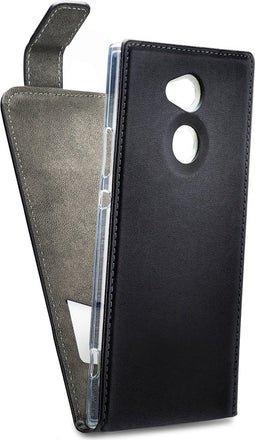 Mobilize Telefoonhoesje geschikt voor Sony Xperia XA2 Ultra Hoesje | Mobilize Classic Gelly Bookcase | Pasjeshouder voor 1 Pasje | Telefoonhoesje voor Pinpas / OV Kaart / Rijbewijs - Zwart