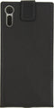 Mobilize Telefoonhoesje geschikt voor Sony Xperia XZ Hoesje | Mobilize Classic Gelly Flipcase | Pasjeshouder voor 1 Pasje | Telefoonhoesje voor Pinpas / OV Kaart / Rijbewijs - Zwart