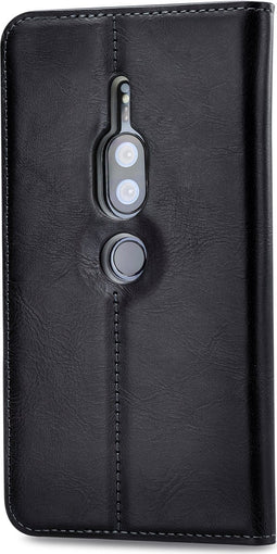 Mobilize Telefoonhoesje geschikt voor Sony Xperia XZ2 Premium Hoesje | Mobilize Premium Gelly Bookcase Portemonnee | Pasjeshouder voor 1 Pasje | Telefoonhoesje voor Pinpas / OV Kaart / Rijbewijs - Zwart