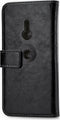 Mobilize Telefoonhoesje geschikt voor Sony Xperia XZ3 Hoesje | Mobilize Elite Gelly Bookcase Portemonnee | Pasjeshouder voor 3 Pasjes | Telefoonhoesje voor Pinpas / OV Kaart / Rijbewijs - Zwart