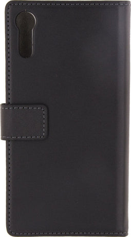 Mobilize Telefoonhoesje geschikt voor Sony Xperia XZs Hoesje | Mobilize Classic Gelly Wallet Bookcase Portemonnee | Pasjeshouder voor 2 Pasjes | Telefoonhoesje voor Pinpas / OV Kaart / Rijbewijs - Zwart