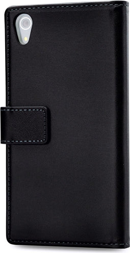 Mobilize Telefoonhoesje geschikt voor Sony Xperia Z5 Hoesje | Mobilize Classic Gelly Wallet Bookcase Portemonnee | Pasjeshouder voor 2 Pasjes | Telefoonhoesje voor Pinpas / OV Kaart / Rijbewijs - Zwart