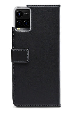 Mobilize Telefoonhoesje geschikt voor Vivo Y33s Hoesje | Mobilize Classic Gelly Wallet Bookcase Portemonnee | Pasjeshouder voor 2 Pasjes | Telefoonhoesje voor Pinpas / OV Kaart / Rijbewijs - Zwart