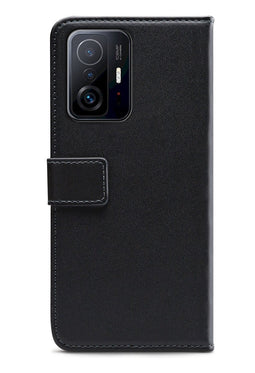 Mobilize Telefoonhoesje geschikt voor Xiaomi 11T Hoesje | Mobilize Classic Gelly Wallet Bookcase Portemonnee | Pasjeshouder voor 2 Pasjes | Telefoonhoesje voor Pinpas / OV Kaart / Rijbewijs - Zwart