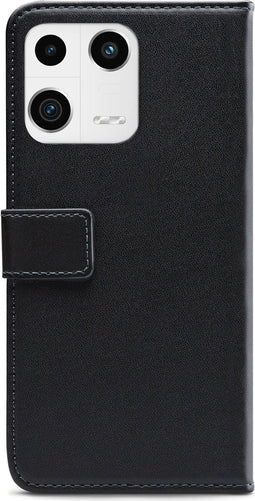 Mobilize Telefoonhoesje geschikt voor Xiaomi 13 Hoesje | Mobilize Classic Gelly Wallet Bookcase Portemonnee | Pasjeshouder voor 2 Pasjes | Telefoonhoesje voor Pinpas / OV Kaart / Rijbewijs - Zwart