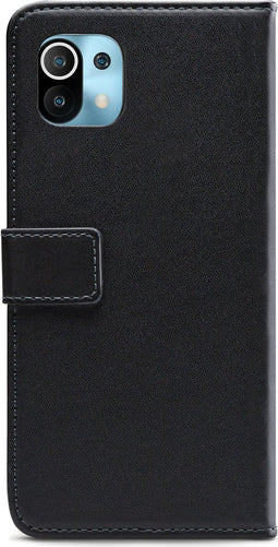 Mobilize Telefoonhoesje geschikt voor Xiaomi Mi 11 Hoesje | Mobilize Classic Gelly Wallet Bookcase Portemonnee | Pasjeshouder voor 2 Pasjes | Telefoonhoesje voor Pinpas / OV Kaart / Rijbewijs - Zwart
