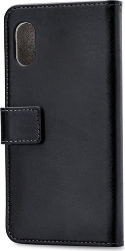 Mobilize Telefoonhoesje geschikt voor Xiaomi Mi 8 Pro Hoesje | Mobilize Classic Gelly Wallet Bookcase Portemonnee | Pasjeshouder voor 2 Pasjes | Telefoonhoesje voor Pinpas / OV Kaart / Rijbewijs - Zwart