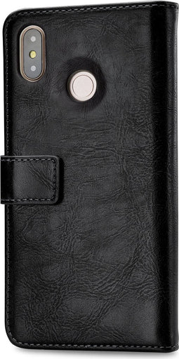 Mobilize Telefoonhoesje geschikt voor Xiaomi Mi Max 3 Hoesje | Mobilize Elite Gelly Bookcase Portemonnee | Pasjeshouder voor 3 Pasjes | Telefoonhoesje voor Pinpas / OV Kaart / Rijbewijs - Zwart