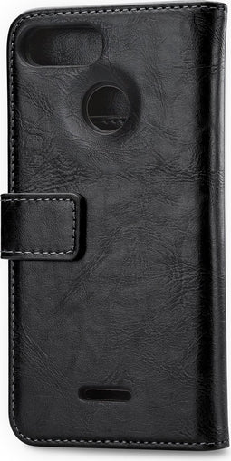 Mobilize Telefoonhoesje geschikt voor Xiaomi Redmi 6 Hoesje | Mobilize Elite Gelly Bookcase Portemonnee | Pasjeshouder voor 3 Pasjes | Telefoonhoesje voor Pinpas / OV Kaart / Rijbewijs - Zwart